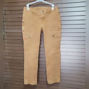 Duluth Trading Co. Straight Leg Mid-rise Copper Women's Cargo Jeans Size 4x29